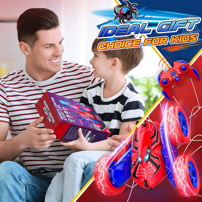 Excitobo Remote Control Car 4WD 360° Flip Rechargeable Drift RC Stunt Car for Kids Age 3-12