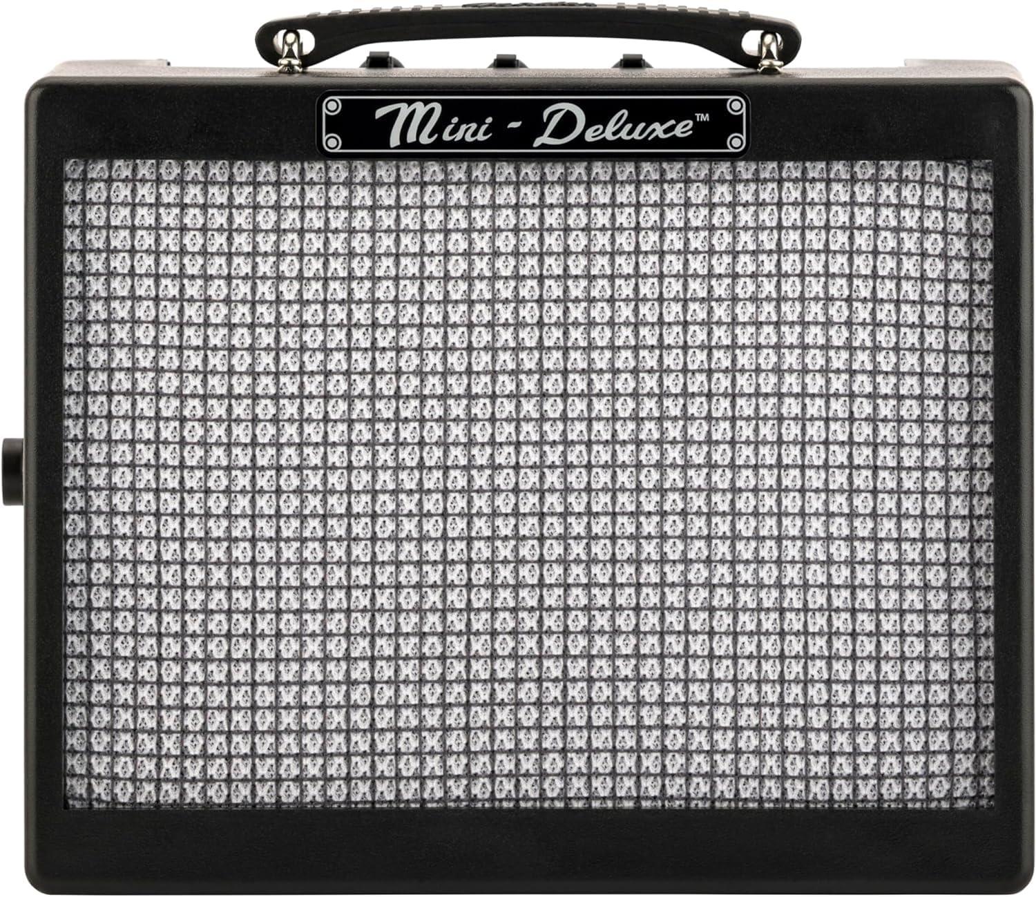 Fender Mini Deluxe 1W Portable Black Guitar Amplifier – Compact Sound - Gomix Brands Outlet