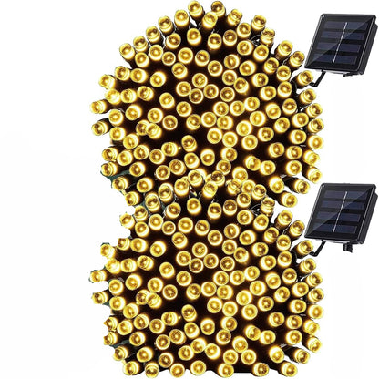 SOLMIRA Ciepły Solar Outdoor String Lights 8 Modes 4V
