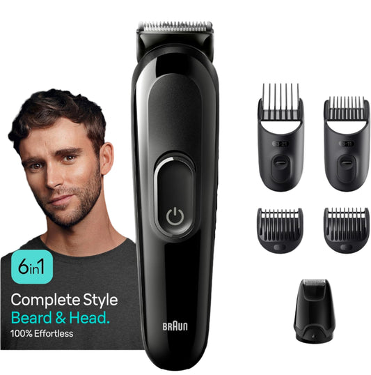 Braun All-In-One MGK3420 Black 6-in-1 Beard & Hair Trimmer