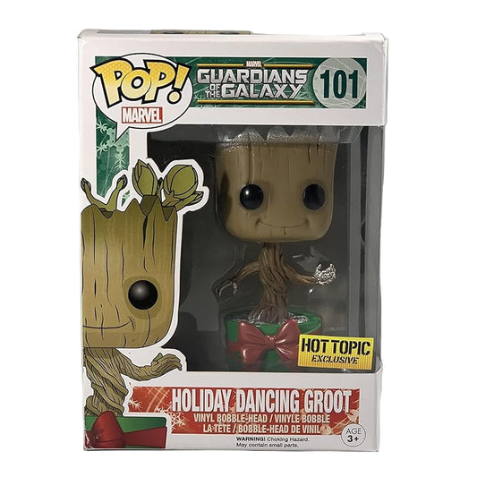 Funko Metallic Holiday Dancing Groot Vinyl Figure Hot Topic Exclusive