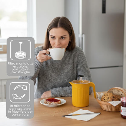 Snips Cremix Manual Cappuccino Milk Frother Cream 0.5L