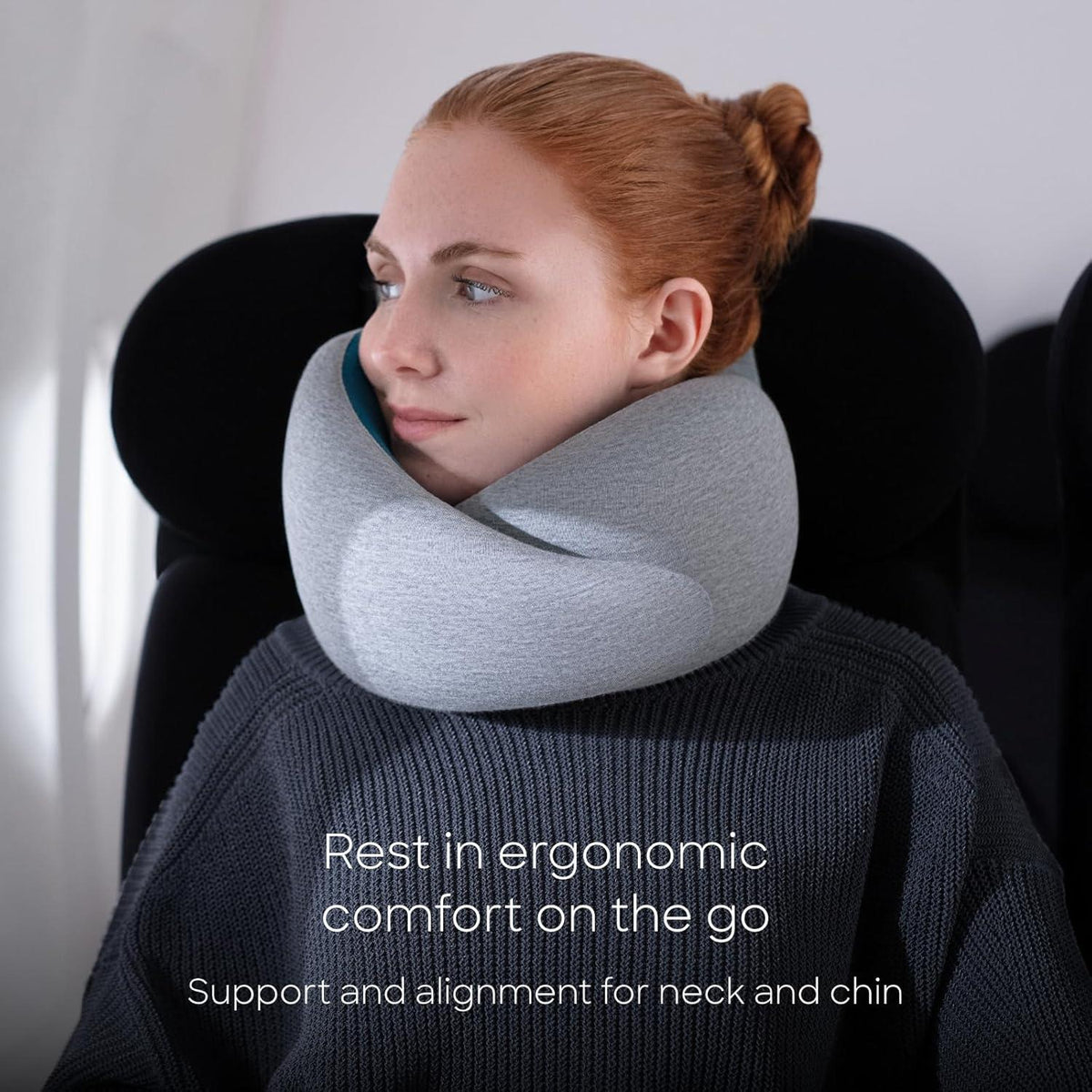Ostrichpillow Go Neck Pillow: Premium Memory Foam Airplane Travel Pillow - Gomix Brands Outlet