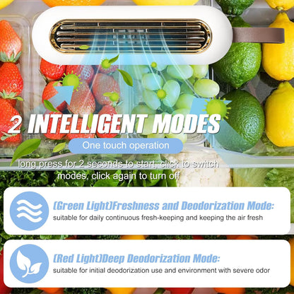 Mini USB Rechargeable Refrigerator Deodorizer – Fresh Odor Eliminator