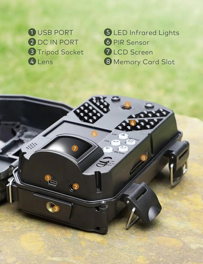 CEYOMUR 4K UHD 36MP Trail Camera with Night Vision & Motion Activation - Gomix Brands Outlet