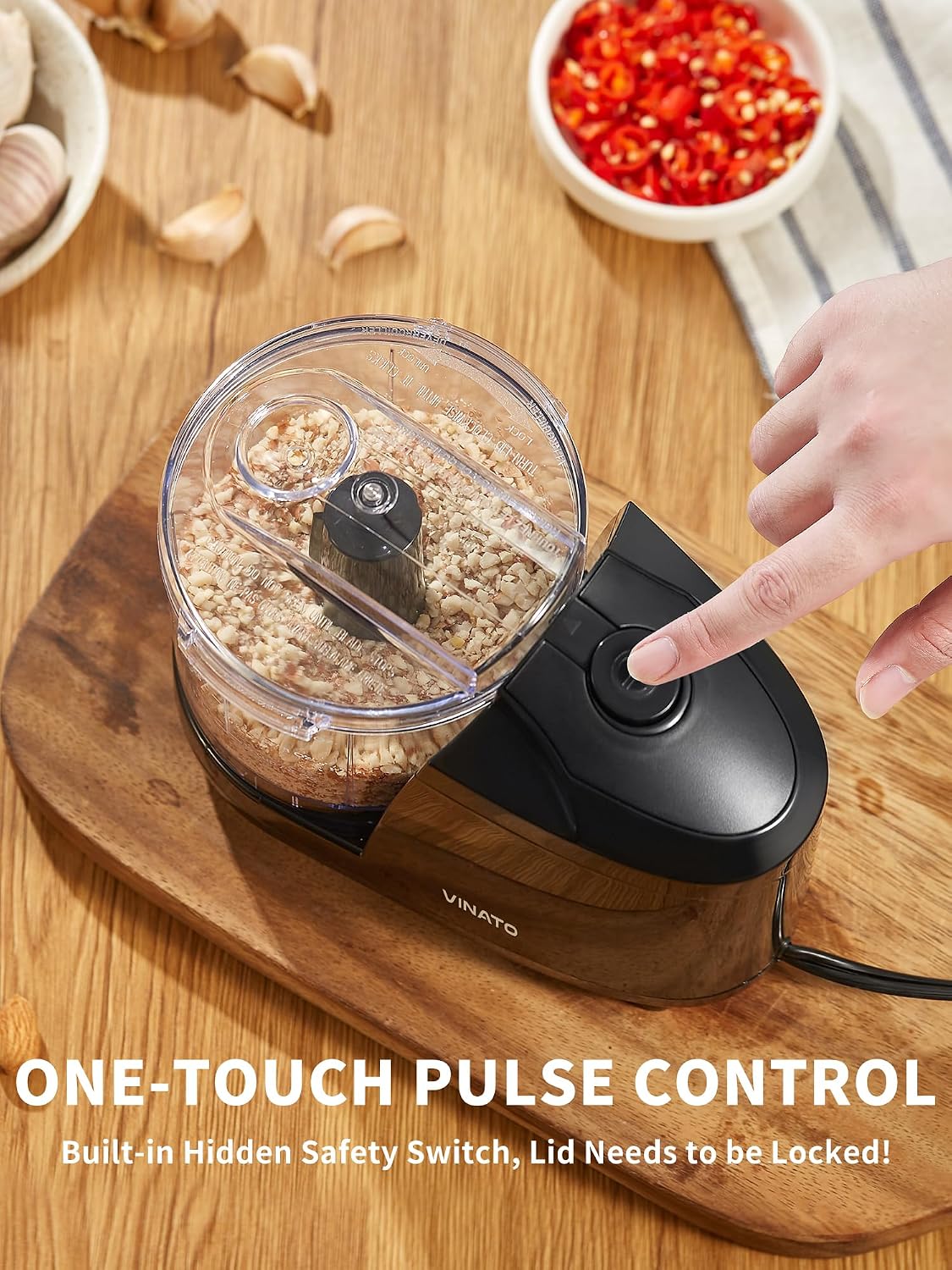 VINATO GMC006 Mini Electric Food Chopper