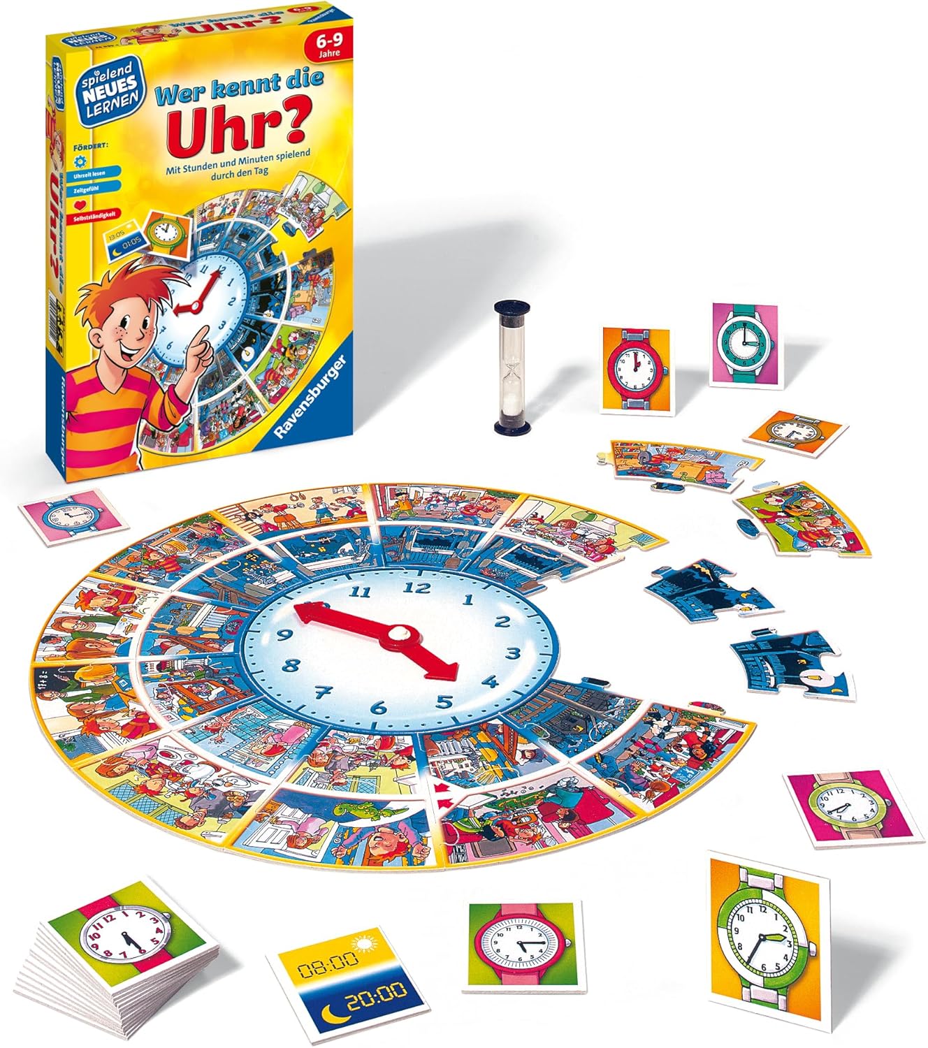Ravensburger Who Knows the Clock Educational Board Game for Kids