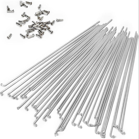 Bavel 14G Bicycle Stainless Steel Spokes with Copper Caps 36 Pieces