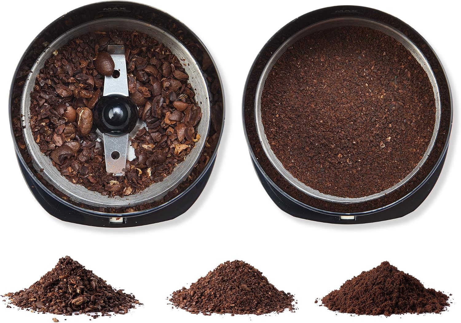 Amazon Basics Electric Coffee Grinder 30 g Capacity Stainless Steel CG9402-CE