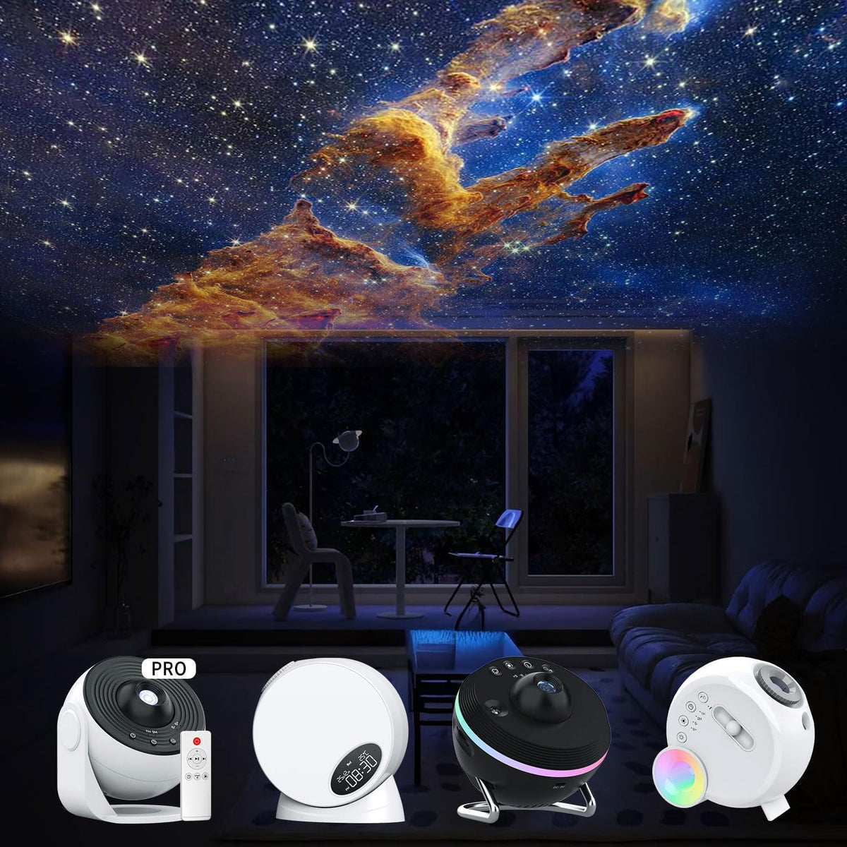 Syslux Galaxy Star Projector Discs 6-Pack TKQ-FL12-01