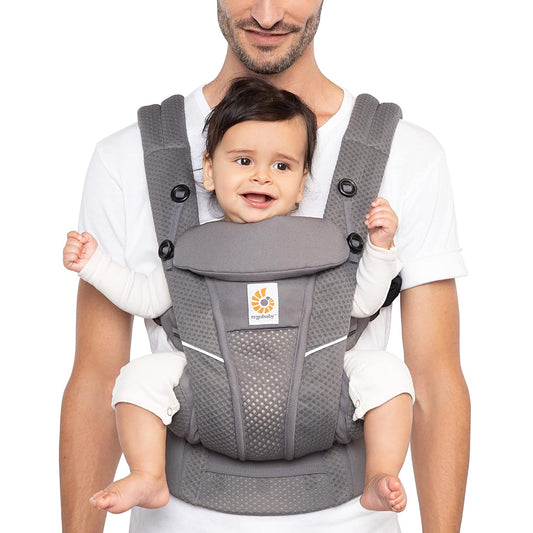 Ergobaby Omni Breeze Breathable Mesh Baby Carrier – Graphite Grey