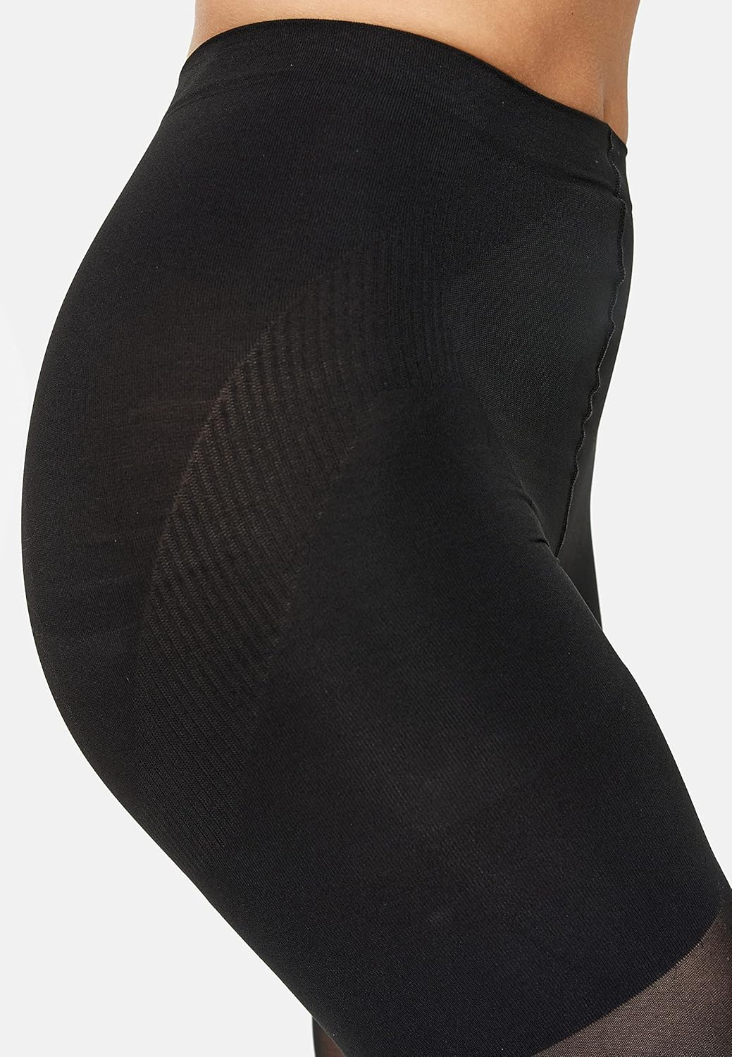 Nur Die Women's Shaping Tights 60 Denier Black Size 9.5