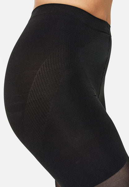 Nur Die Women's Shaping Tights 60 Denier Black Size 9.5