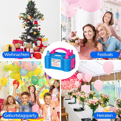 FLSEPAMB 600W Electric Balloon Pump with Dual Nozzle Set