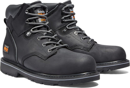 Timberland PRO Pit Boss 6-inch EH Steel Toe Durable Work Boots Black