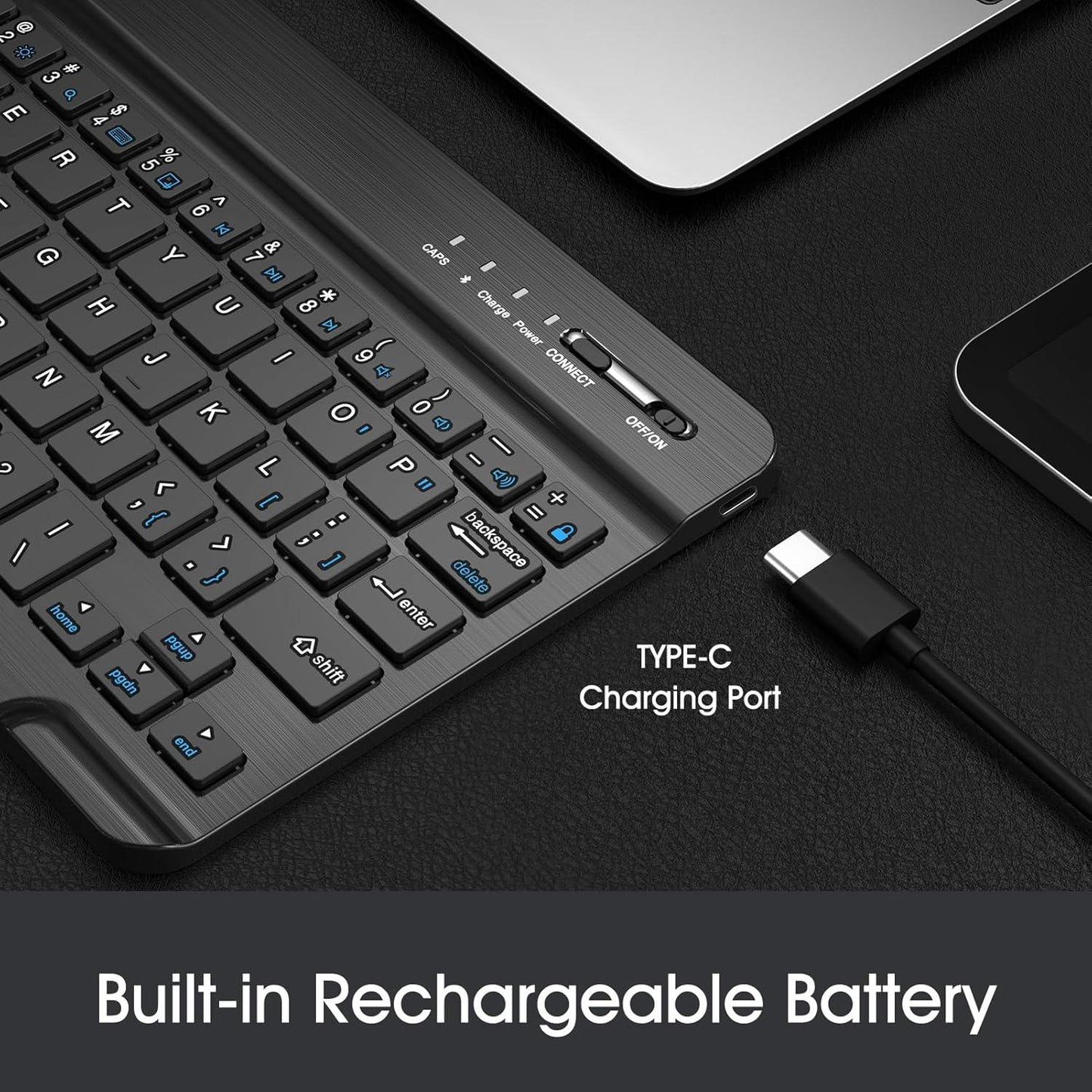 FINTIE 8‑Inch Ultrathin Bluetooth Keyboard for iPad & Android - Gomix Brands Outlet