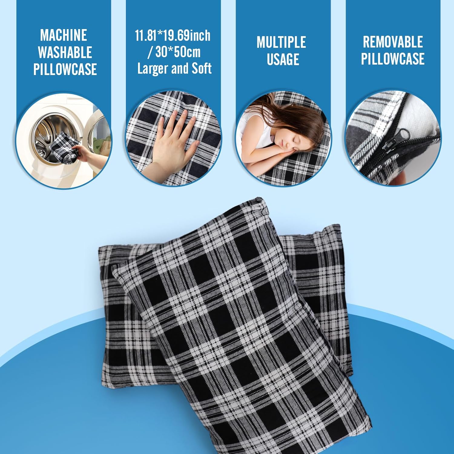 POEPORE Double Flannel Sleeping Bag for Two Adults XXL Queen Size