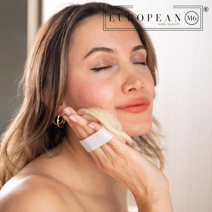 Premium 4‑Piece Natural Facial Loofah Exfoliating Pads for Skin