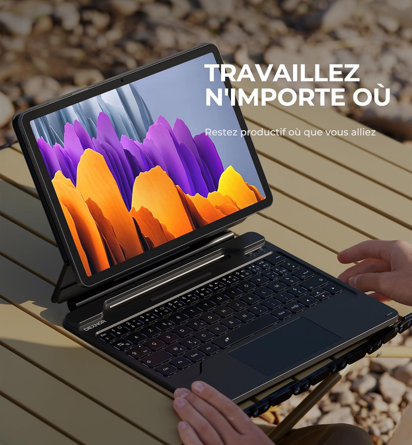 Dexnor Magnetic Backlit Keyboard for Samsung Galaxy Tab S9