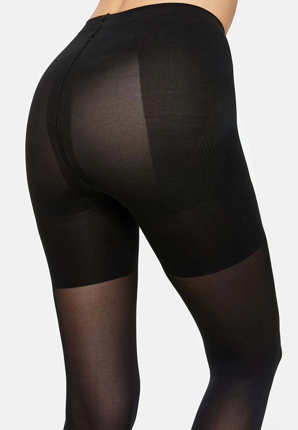 Nur Die Women's Shaping Tights 60 Denier Black Size 9.5