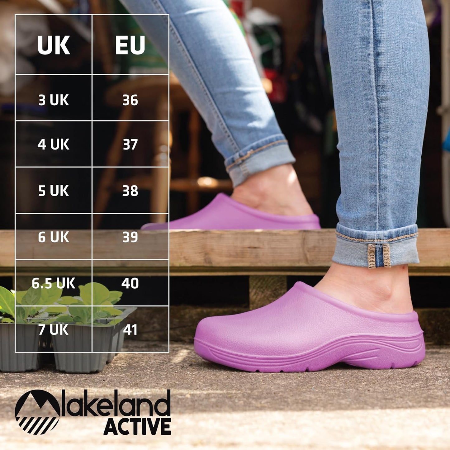 Lakeland Active Women's Lorton Garden Slip-Resistant EVA Clogs