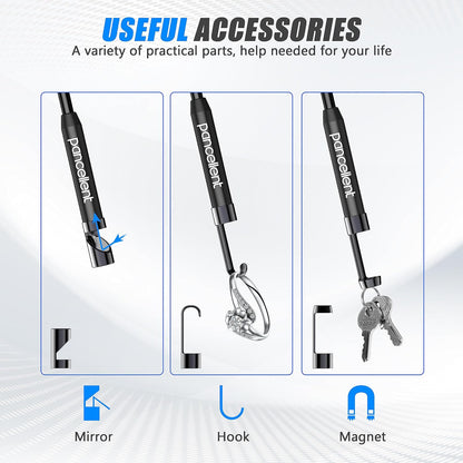 Pancellent 1920P Dual Lens Snake Inspection Borescope Endoscope