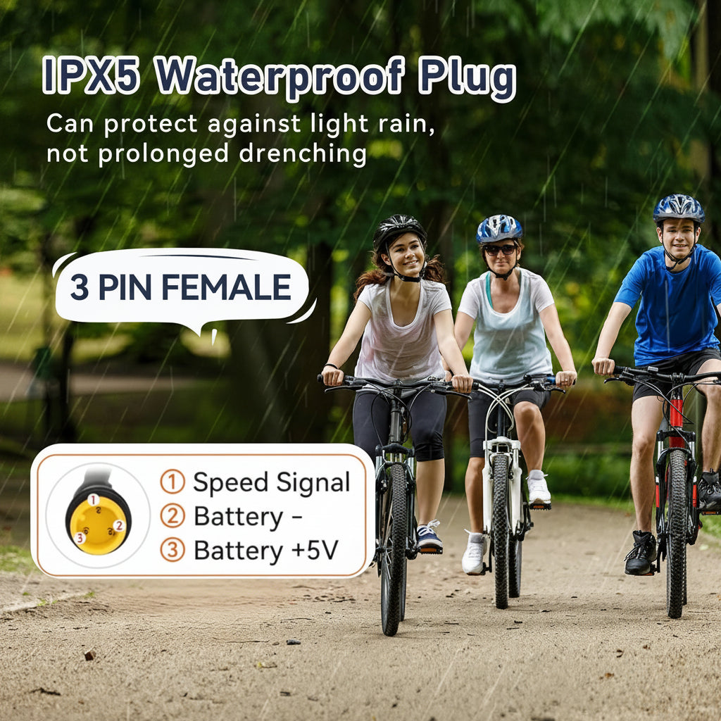 Wuxing WUX-HAF-THR Electric Bike Half Twist Throttle for E-Bike and E-Scooter