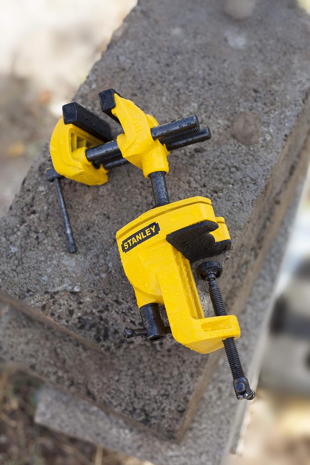 Stanley Maxsteel Multi-Axis Vise: Precision Swivel Ball Joint, 55 lbs Clamping Force