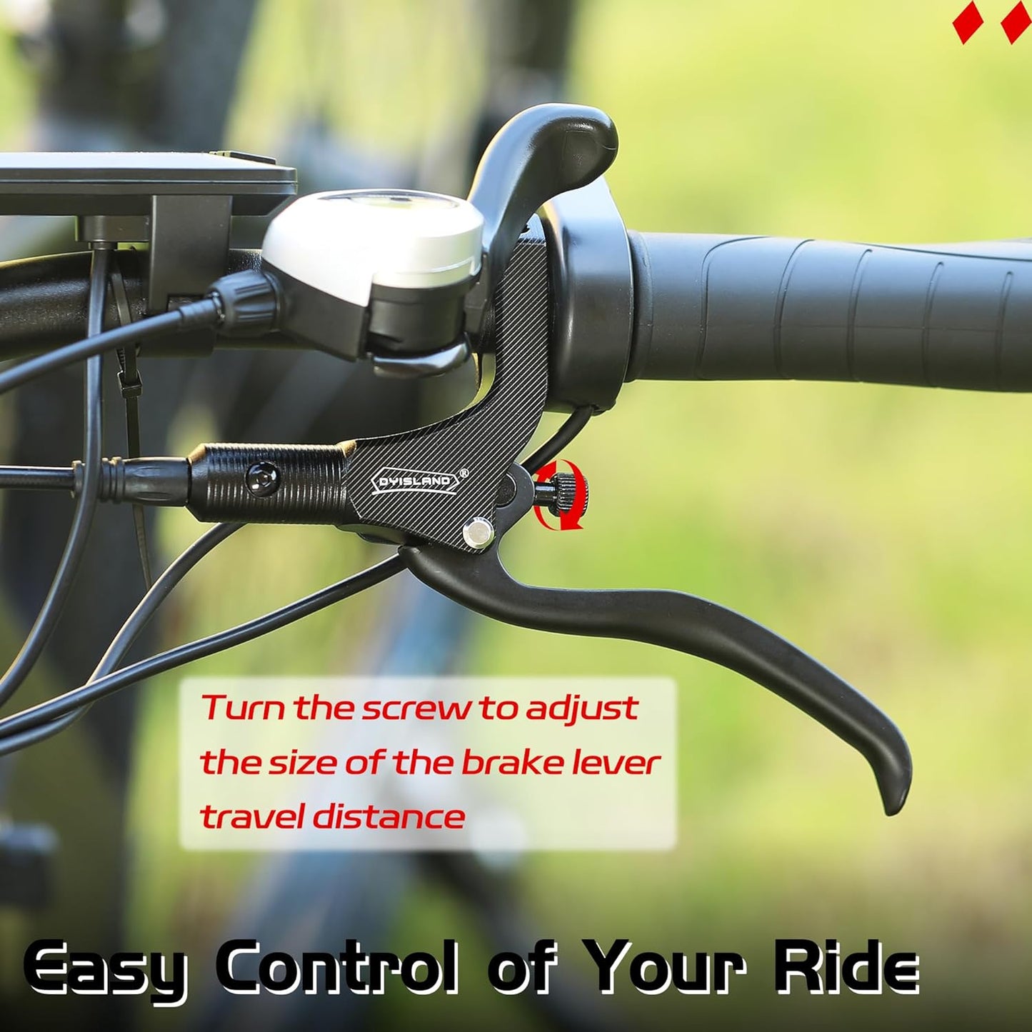 LD-200 2-Pistons Hydraulic Disc Brake Set for E‑Bike Front Left Side