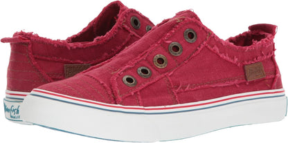 Blowfish Malibu Play Women's Red Casual Sneaker with Comfortable Fit