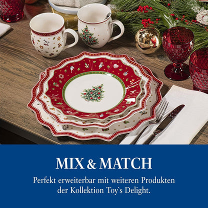 Villeroy & Boch Toy's Delight Premium Porcelain 6-Piece Festive Breakfast Set