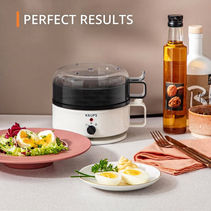 KRUPS Ovomat Super EG2301 Egg Cooker White and Black