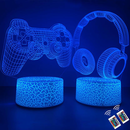 ZQX 3D Optical Illusion LED Night Light with Remote