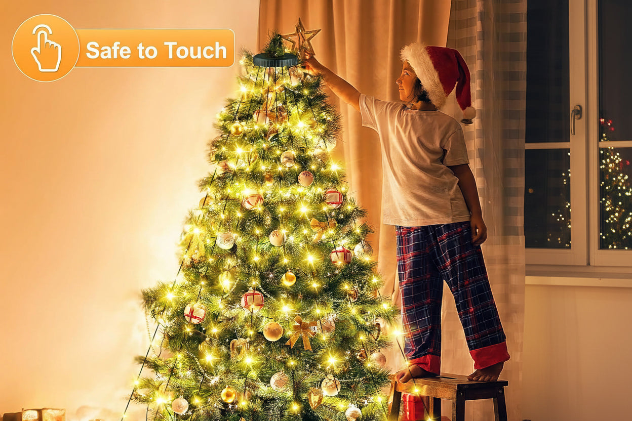 LaiTeny HCP480N 3m 480 LED Christmas Tree Lights with Ring