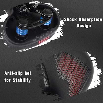 HASAGEI Gel Mountain Bike Saddle – Wide Waterproof Comfort Seat