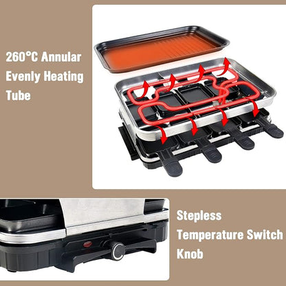 KZAI Raclette Grill HB-105 With Grill Plate