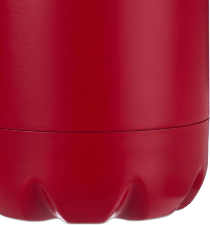 Relaxdays Red Stainless Steel Insulated Water Bottle 500ml