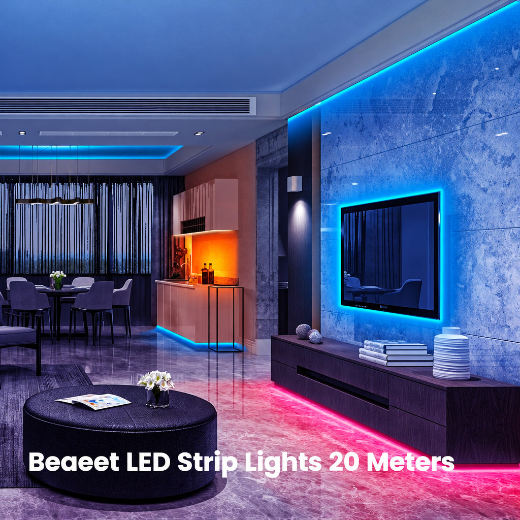Beaeet 5050 RGB LED Strip Lights 20m