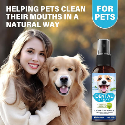 ATUIO Pet Dental Spray for Dogs and Cats 100ml