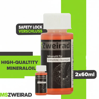 MSZweirad Bleed Kit for Shimano Hydraulic Disc Brakes with Mineral Oil