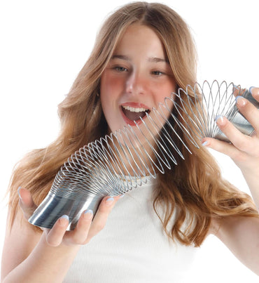 Super‑Size Metal Spring Toy Giant Slinky for Kids & Adults