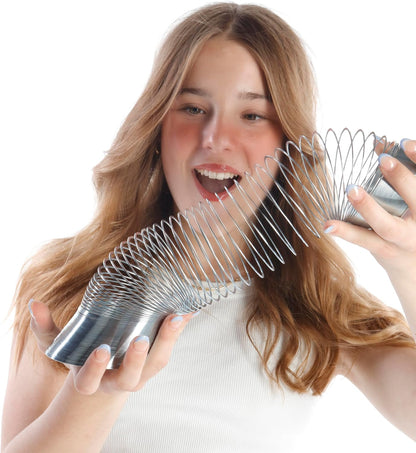 Super‑Size Metal Spring Toy Giant Slinky for Kids & Adults