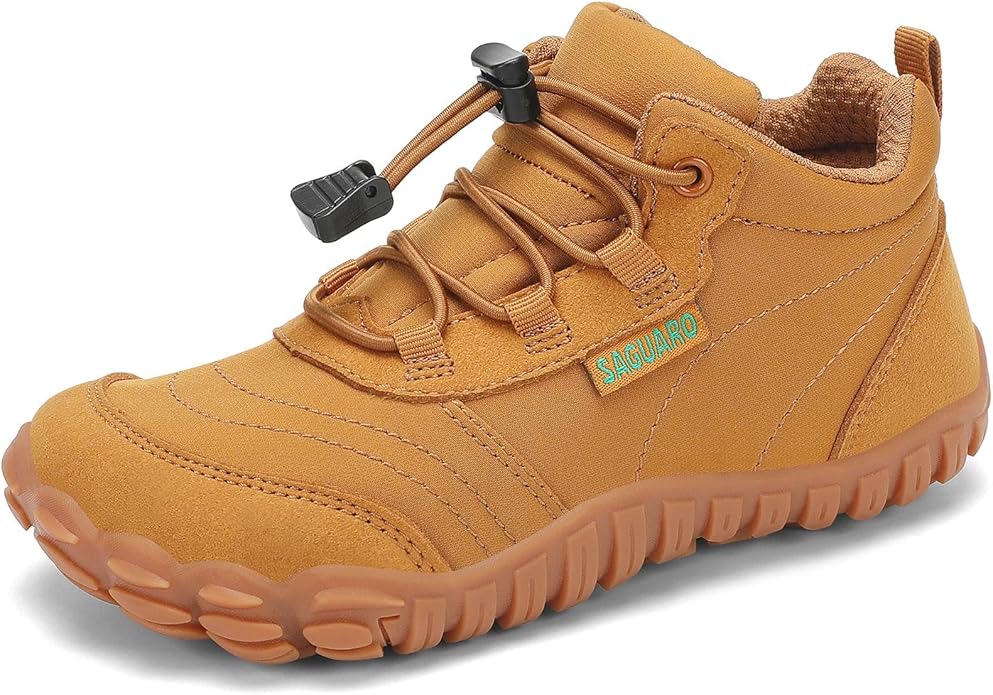 SAGUARO Kids Trail Running Shoes – Lightweight Breathable Barefoot Trainers