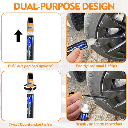 Bellifluous Stylo Retouche Peinture Carrosserie-001 Touch Up Paint Pen 2-Pack