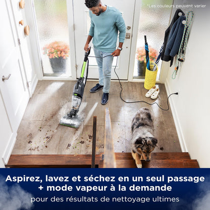 BISSELL 3517N CrossWave HydroSteam Pet Vacuum Cleaner Mop