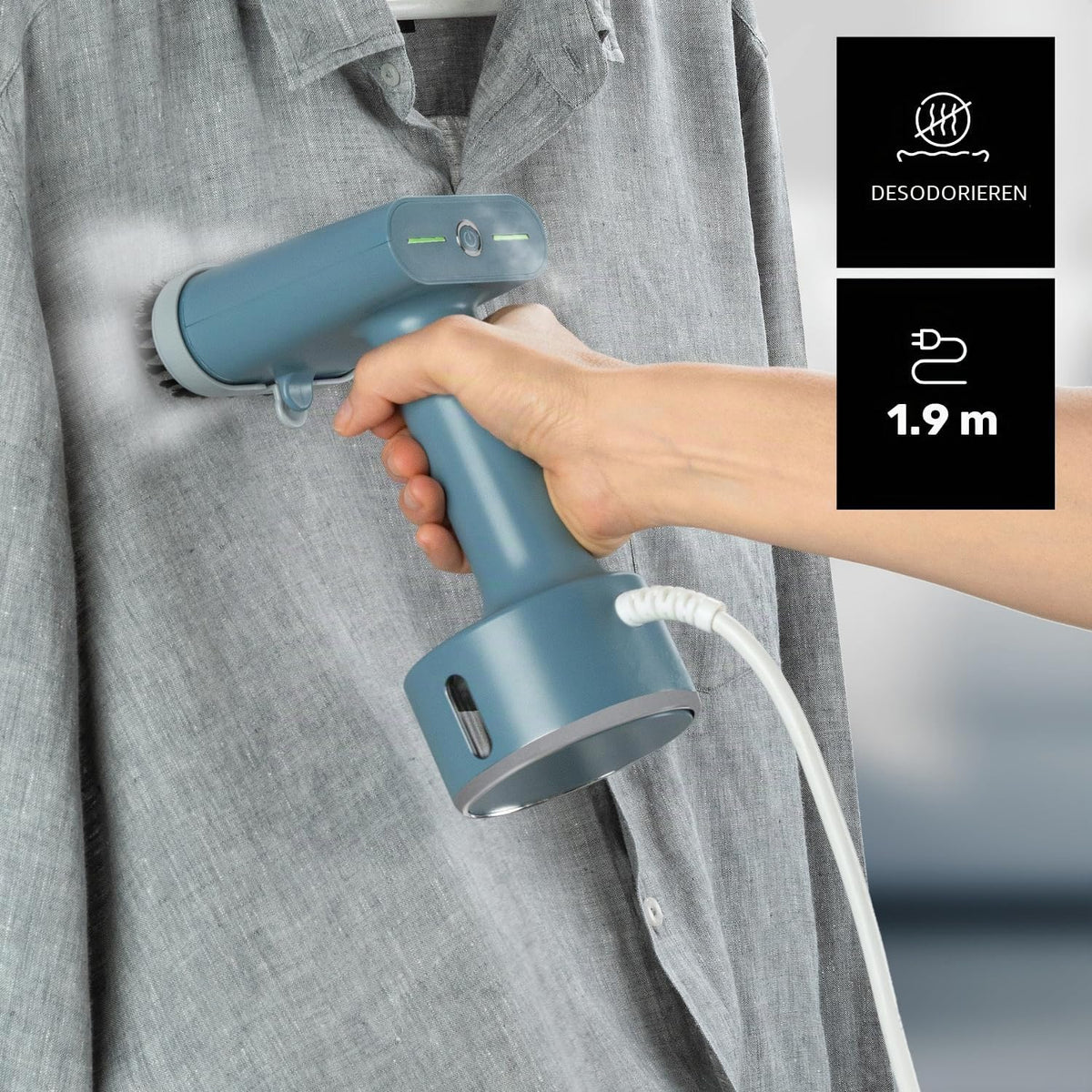Taurus GST1600 Sliding Care Compact Steam Iron Blue