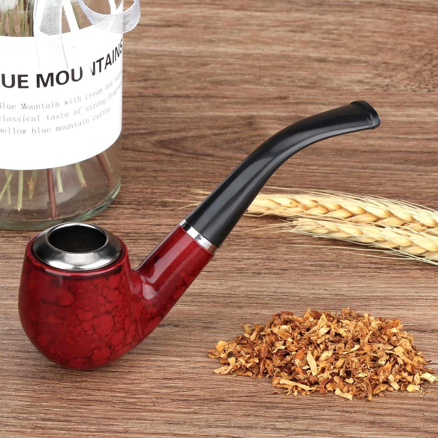 Scotte Captain Pipe: Classic Red Tobacco Pipe with Smooth Finish - Gomix Brands Outlet