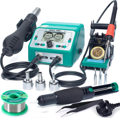 YIHUA 938BD-I 2-in-1 Hot Air & Soldering Station Dual Display