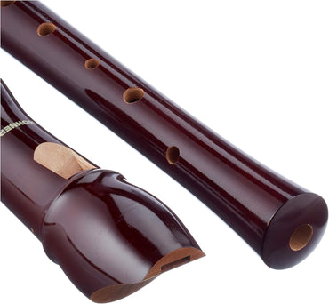 Hohner 9555 Soprano Recorder Pearwood Baroque Fingering for Beginners