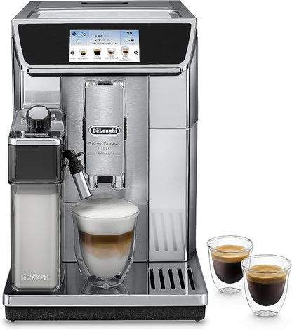 De'Longhi PrimaDonna Elite Experience ECAM656.85.MS Automatic Coffee Machine Silver